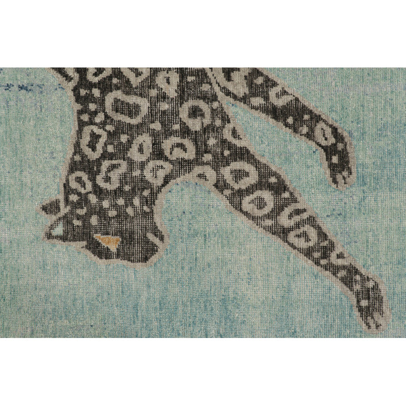 Distressed Homage Animal Print Area Rug, Rectangle 6' x 9'