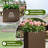 28'' H X 36'' W Indoor/Outdoor Modern Rectangle Planter Box with Drainage Hole Metal Large Tall Planters for Front Porch Patio-958391320