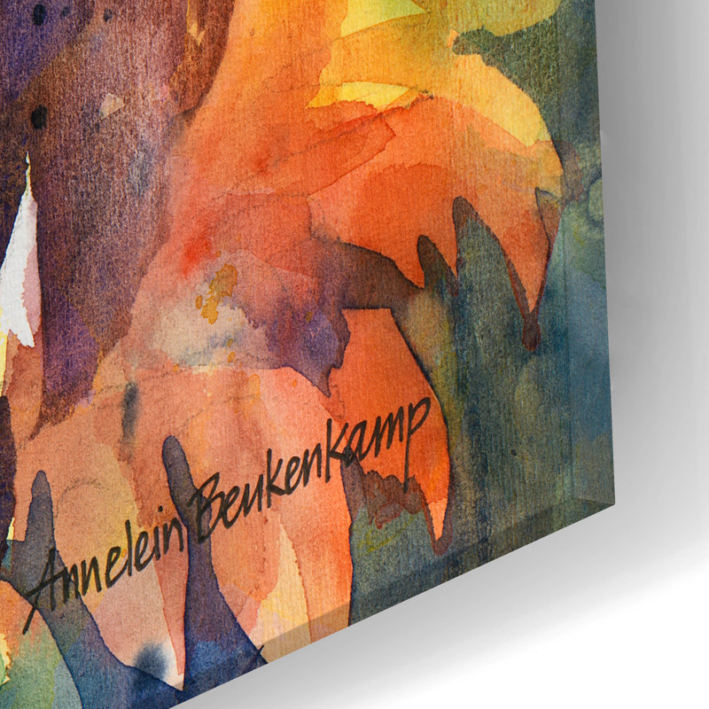  «Row of Sun» par Annelein Beukenkamp, art mural en verre acrylique, H 12 po x l 24 po