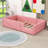 Twin Upholstered Floor Bed With Guardrail And Charging Station