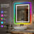 Bertram Led Bathroom Mirror With Lights, Wall-mounted With Bluetooth Speaker, Time & Date Display Anti-fog, Rgb Backlit And 3 Color Temperature Front Lighting, Dimmable Brightness, Ip65 Waterproof, Tempered Glass, Frontlit & Backlit-105531688