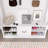 Hall Tree With 6 Hooks, Coat Hanger, Entryway Bench-114201720