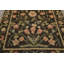 Tapis botanique brun en laine tissé à la main à plat 6x9 Asmara