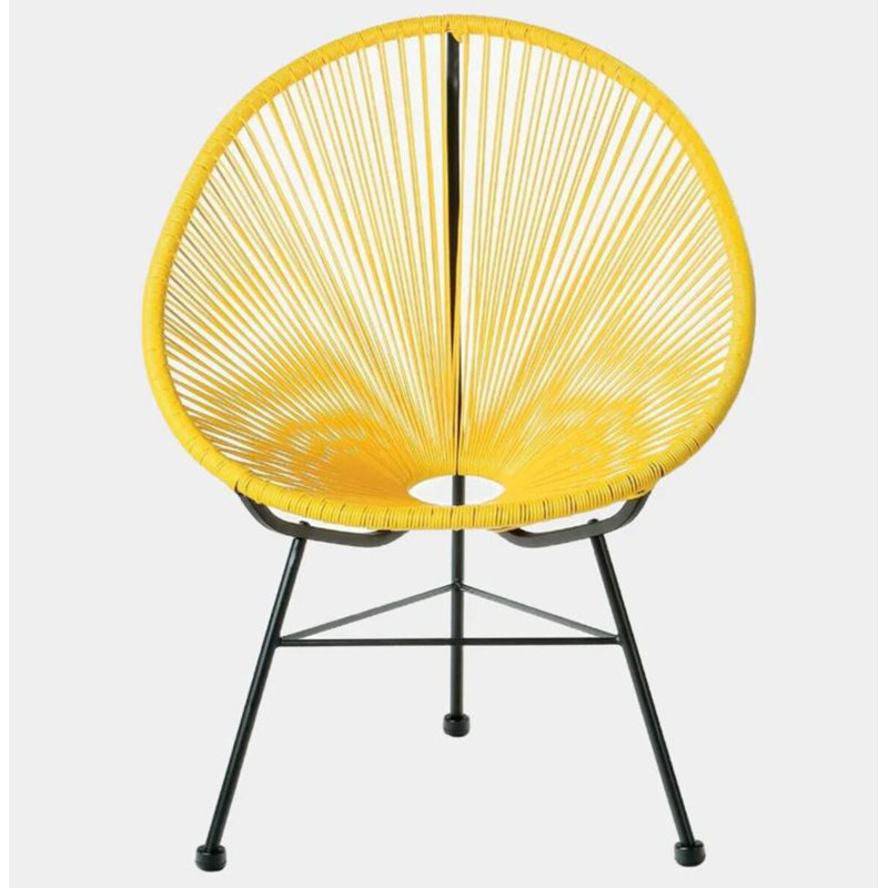 Chaise d'appoint Marilyse, Jaune