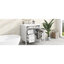 Meuble-lavabo de 30 po avec lavabo en céramique, armoire moderne à 2 tiroirs et nombreuses tablettes, superbe meuble-lavabo, rangement dissimulé contemporain, tendance-663245409