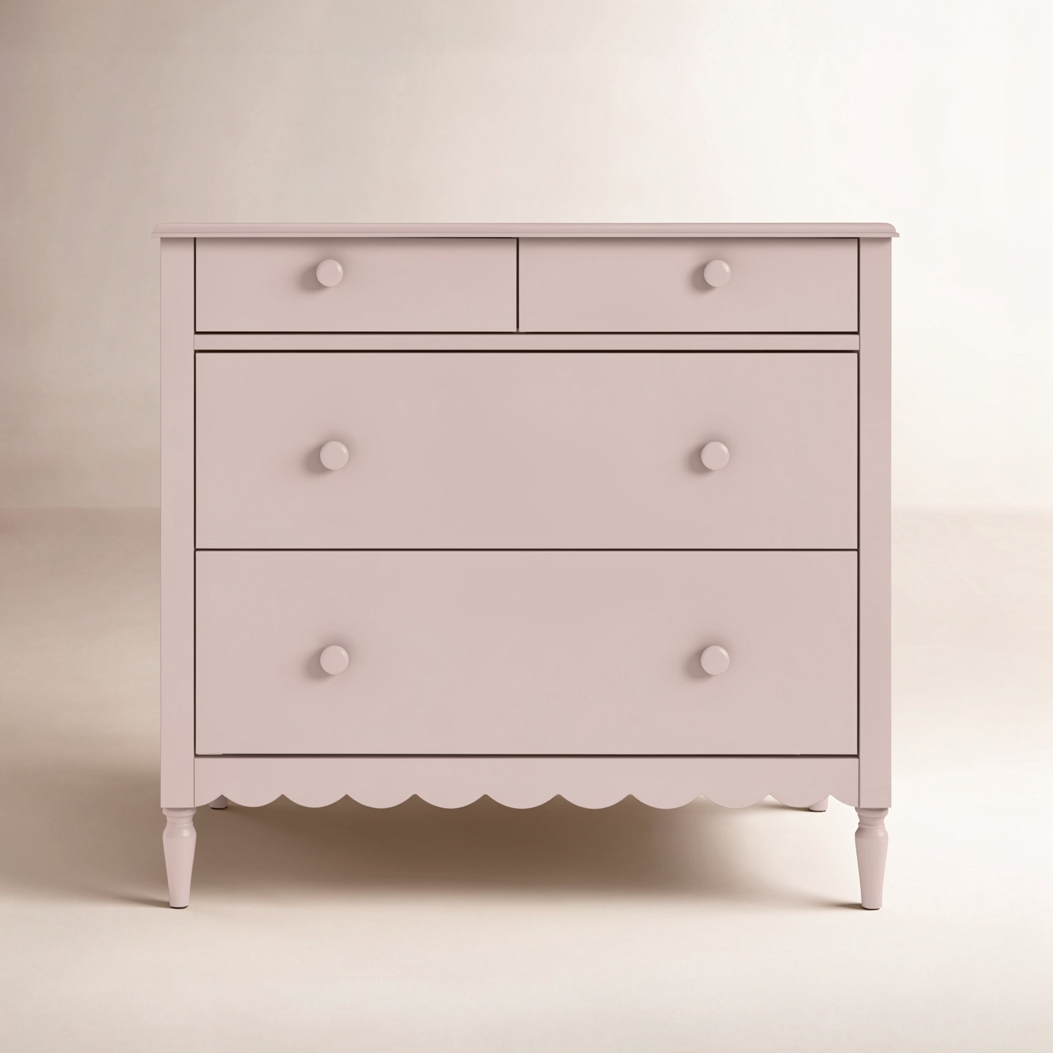 4-Drawer Dresser, Blossom Pink