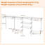 Adjustable Wall Mounted Clothes Rack