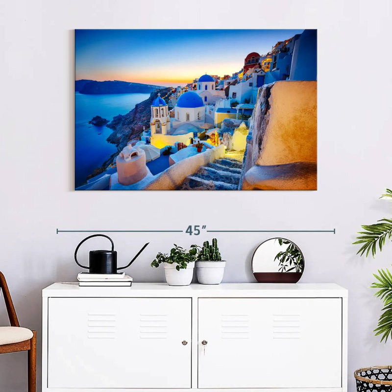Ravi Dusky Oia, 26" H x 39" W