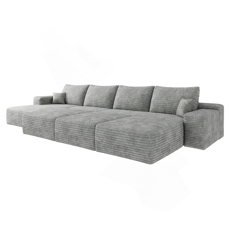 Luxueux canapé-lit modulaire pour le salon sans assemblage requis