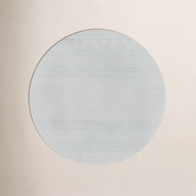 Lenwood Beige Aqua Geometric Outdoor Rug
