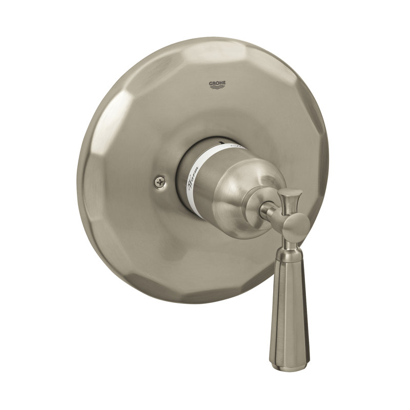 Garniture de robinet à valve à pression équilibrée avec poignée levier Kensington®, Nickel brossé Infinity