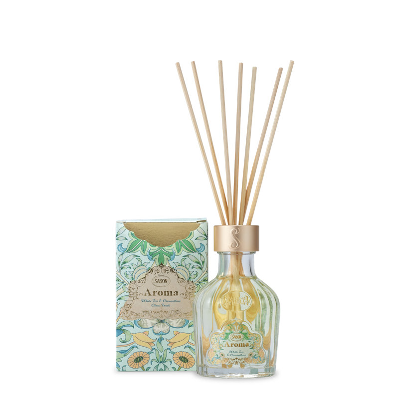 Diffuseur à roseaux AROMA 100 ml, Thé blanc / Osmanthus, H 4,33 po x l 1,97 po x P 1,97 po, Thé blanc / Osmanthus