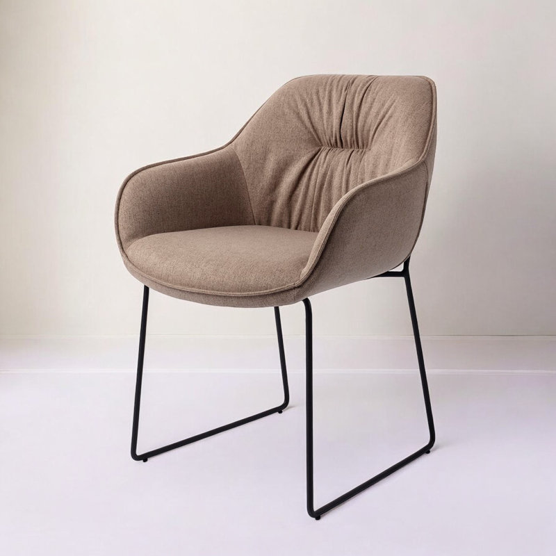 Miki Soft Carota Dining Chair, Brown