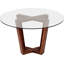 Gax Round Glass Dining Table-21530002-36309858