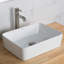Ceramic Rectangular Vessel Bathroom Sink with Faucet-3955024