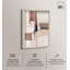 Décoration murale Boho Plaster Collage III Shadowbox Print par Art Remedy, cadre blond, 17 x 25-1977787735-1977787728