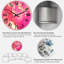 Rose et or fuchia liquide Art II - horloge murale moderne-430249129