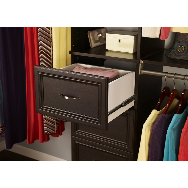 SuiteSymphony 16.65" W Drawer, Espresso, 4.92"H x 24.80"W x 13.62"D