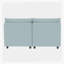 Armless Seat for Modular Sectional Sofa with Storage for Living Room