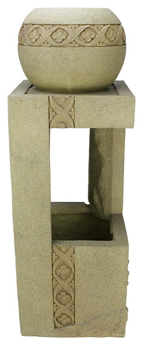 Outdoor Weather Resistant Column Fountain