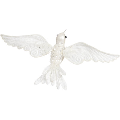 Glitter Hummingbird Clip - 9 X 25 Inches Set Of 12