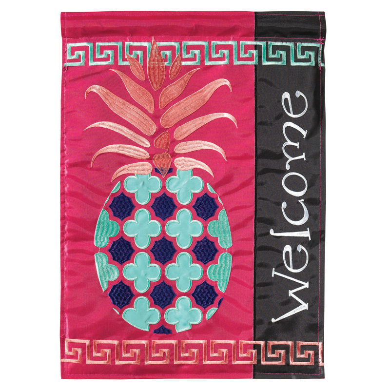 Drapeau d’extérieur pour jardin en nylon 2 côtés, H 42 po x l 29 po