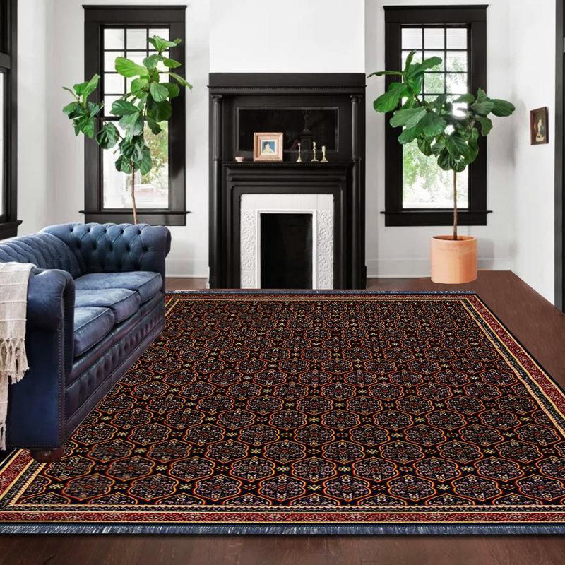 Oriental Area Rug, Rectangle 60 x 110cm