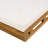 Acacia Wood Chaise Lounge With Water-Resistant Cushions And Adjustable Headrest For Outdoor Relaxation-549832593