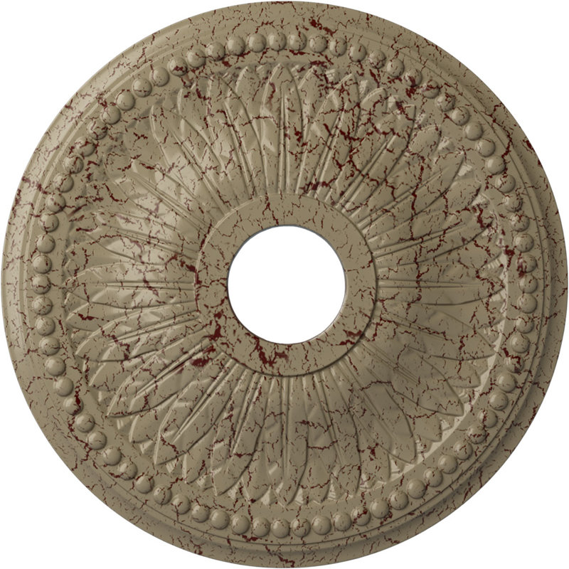 Médaillon de plafond H 18 po x l 18 po Bailey, Gobi - désert craquelé