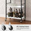 Drinks Trolley, Bar Cart with 3-Tier Shelf