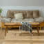 Banc en bois massif et canne Brylynn-1141866678