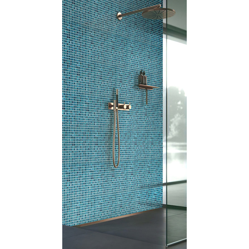 Celestial 0.8" x 0.8" Glass Grid Mosaic Wall & Floor Tile, Canary Yellow