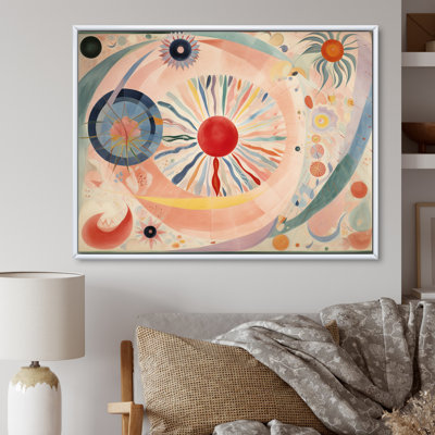 Cosmic Rebirth Vintage Spiritual Illustration - Abstract Painting Framed Prints