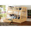 Lot de 2 boîtes de rangement sous le lit en pin naturel, style transitionnel, avec roulettes pour optimiser l'espace de votre chambre, 95 x 43 cm (37,5 x 17 pouces), en bois, avec roulettes pour un rangement efficace.