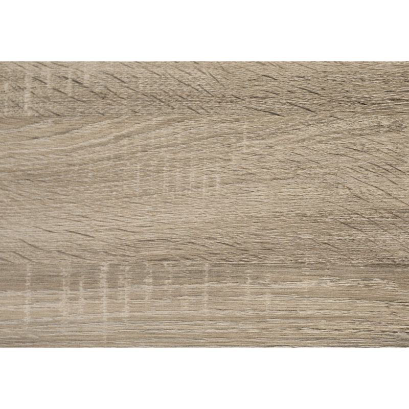 Table d'appoint de style transitionnel pour chambre à coucher - Table d'appoint rectangulaire en stratifié aspect bois taupe foncé pour un style moderne