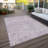 Raya Purple Washable Indoor-Outdoor Rug - -462889809