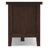 Artisan 72"W Solid Wood Transitional Low Profile TV Stand for TVs up to 80" with 2 Cabinets and Adjustable Shelf