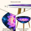 Ensemble de 2 tables basses gigognes Triangle