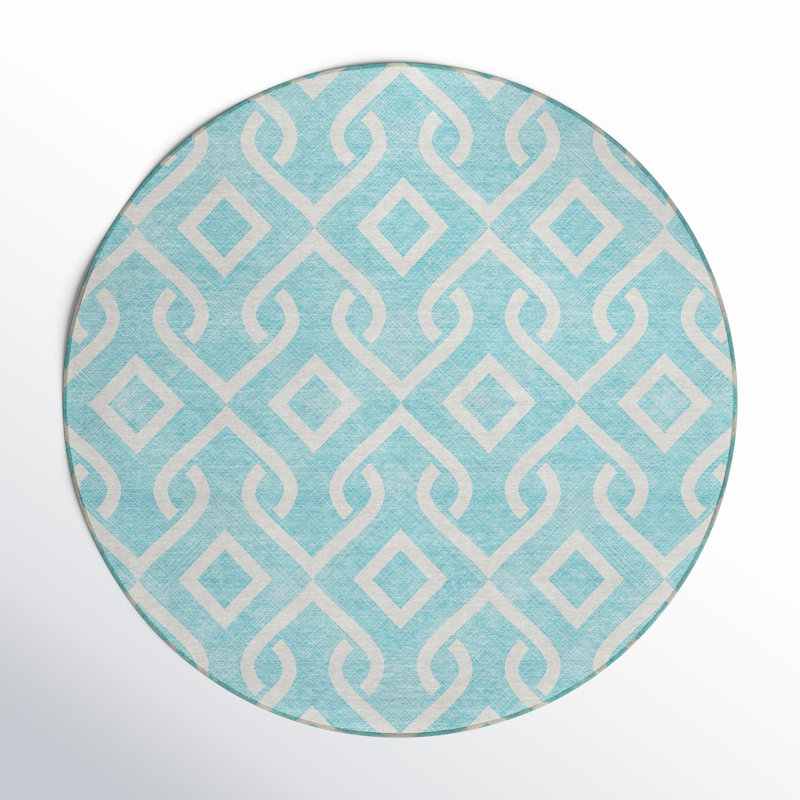 Tapis intérieur / extérieur Michaella, Rond 8 pi