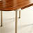 Brown Oval Solid Wood Dining table