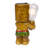 9"H Solar-Powered Tiki Statue with LED Lights