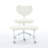 Ivory Meditation Chair Plus, Cross Legged Chair, With Wheels, Adhd Chair, Criss Cross Desk Chair, With Lumbar Support And Adjustable Stool, Flexible Design For Fidgety Sitters-296669205