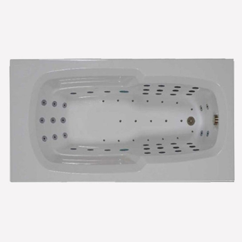 60'' x 36'' Acrylic Bathtub, Bone