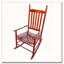 Chaise berçante en bois massif-734486768
