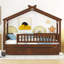 Lit en bois avec couchette-545354615