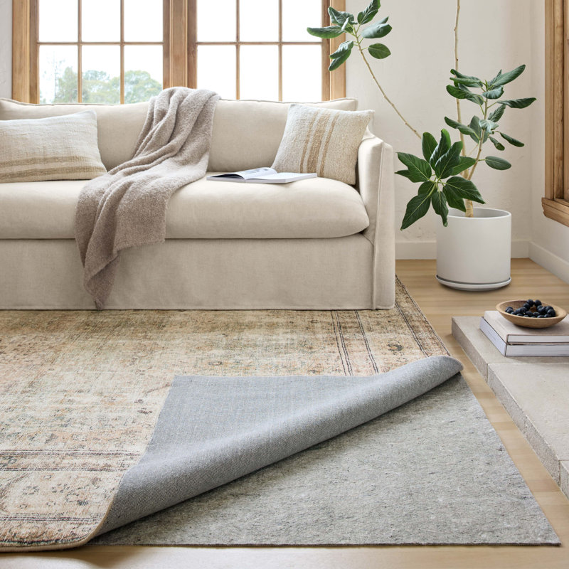 Loloi Cushion Comfort 5' x 8' Grey Non-Slip Rug Pad