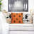  Pumpkin Bat Witch Spider Square Velvet Pillow Cover & Insert