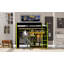Lit mezzanine en bois avec bureau-828620709