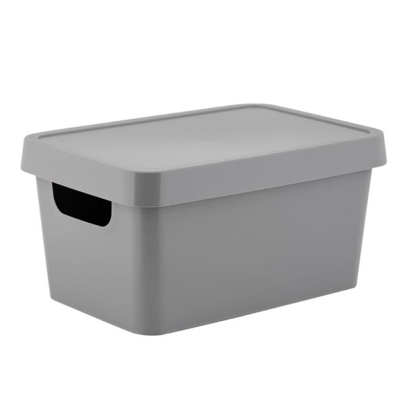 Bac de rangement Rebrilliant Nyeisha, 3,8 pintes, Blanc