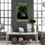 «Black Cat Somewhere», impression sur toile-375549289